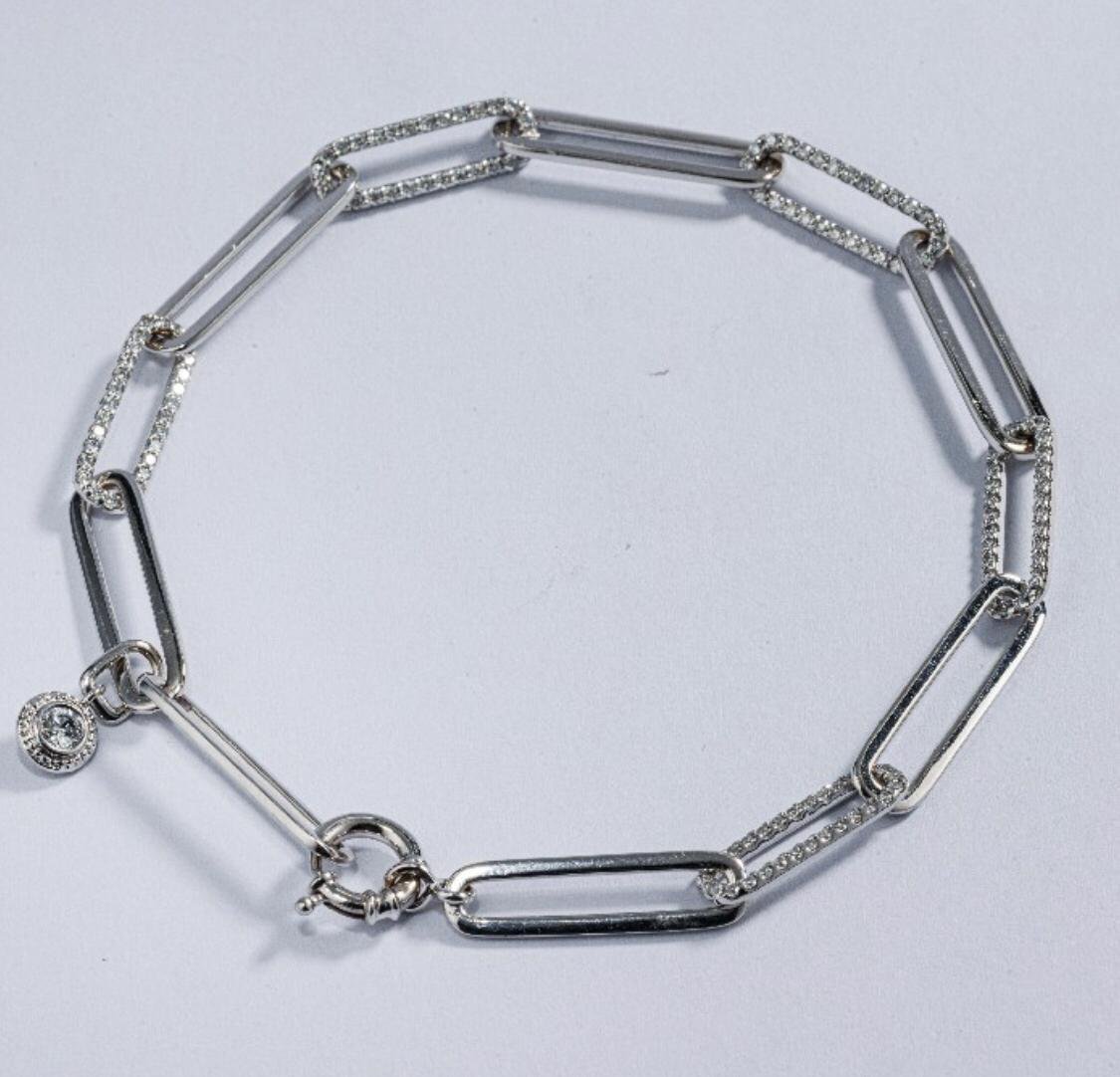 14k Bracelet With 0.83cts Lab Diamonds