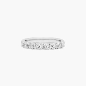 Round Brilliant Stone Eternity Band