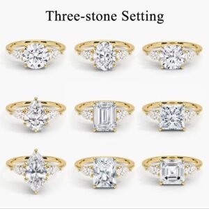 Three Stone Setting